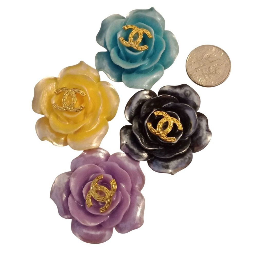 Chanel Flower Charm - Available in 4 Colors - Picture 2 of 3